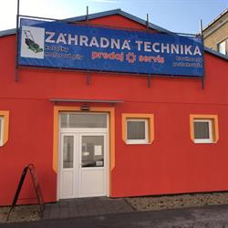 Predajňa záhradnej techniky (HECHT, HONDA, STIHL, .)
