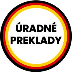 Úradné preklady nemčina - Ing. Lucia Šmihuľová