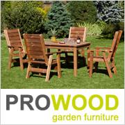 Drevený záhradný nábytok PROWOOD z masívu ThermoWood