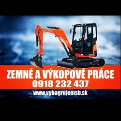 Zemné a výkopové práce Sabinov