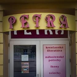 PETRA - predajňa náboženskej literatúry, náboženských predmetov