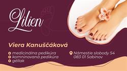 Pedikúra Lilien Sabinov