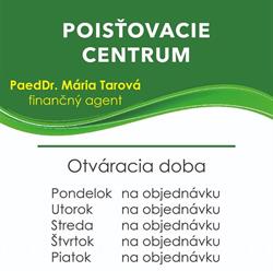 Poistenie Želiezovce-Poisťovacie Centrum/PaedDr. Mária Tarová