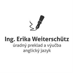 Ing. Erika Weiterschütz - úradné preklady - anglický jazyk