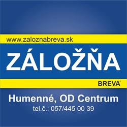 Záložňa Breva Humenné OD Centrum