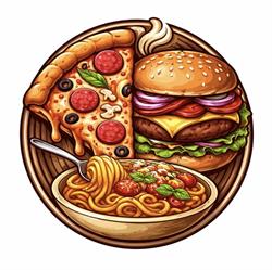 New York pizza pasta burger